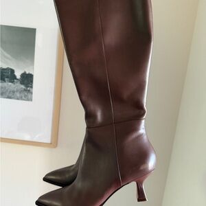 Dolce Vita ‘AUGGIE’ Brown Leather Knee-High Boots